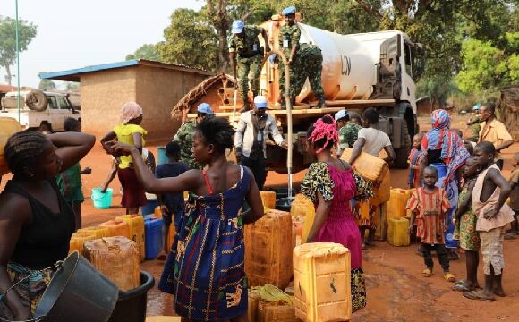 Plus de 18.000 litres d’eau potable distribuées à Damara en République centrafricaine