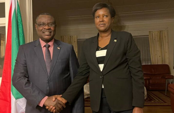 Burundi / Belgique : Ambassadeur Ntahiraja a reçu Mme Kanyana l’Ombudsman