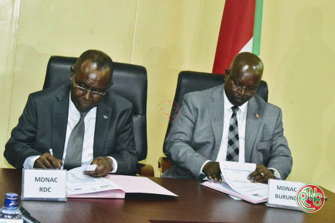 Signature d’un accord de coopération militaire entre le Burundi et la RDC