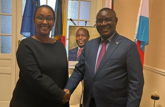 Burundi : Ambassadeur Ntahiraja reçoit  Mme Kaneza Karen du – Forum de la Jeunesse africaine en Europe –