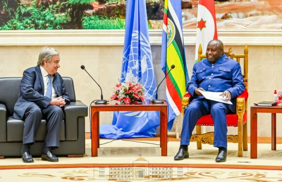 Burundi : Le Chef d’Etat reçoit le Secrétaire Général de l’ONU à Bujumbura