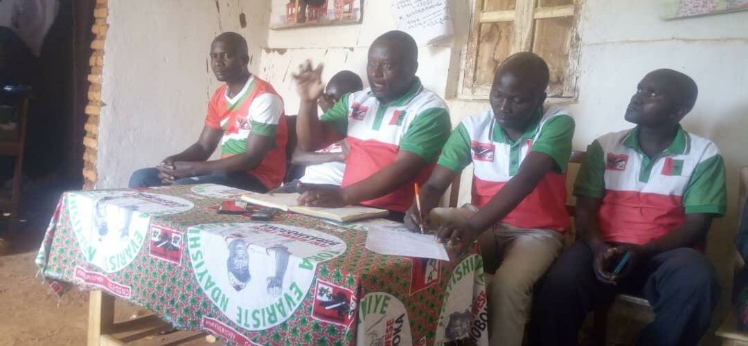 Burundi : Coordination de 5 Bureaux zonaux CNDD-FDD en commune Makamba / Burunga