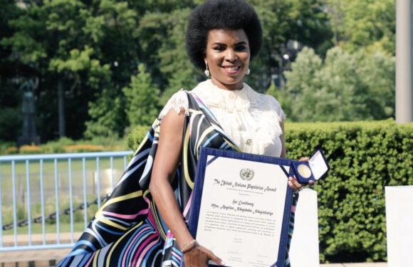 S.E Angeline Ndayubaha Ndayishimiye, première dame du Burundi, une héroïne de la population et de la santé reproductive, récompensée par les Nations Unies