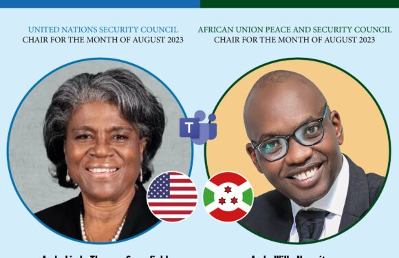 Burundi / US : Amb. Nyamitwe Willy échange avec Amb. Linda Thomas-Greenfield à Addis Abeba