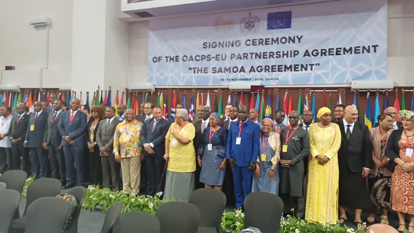L’UE et ses États membres signent un nouvel accord de partenariat avec les membre de l’OEACP