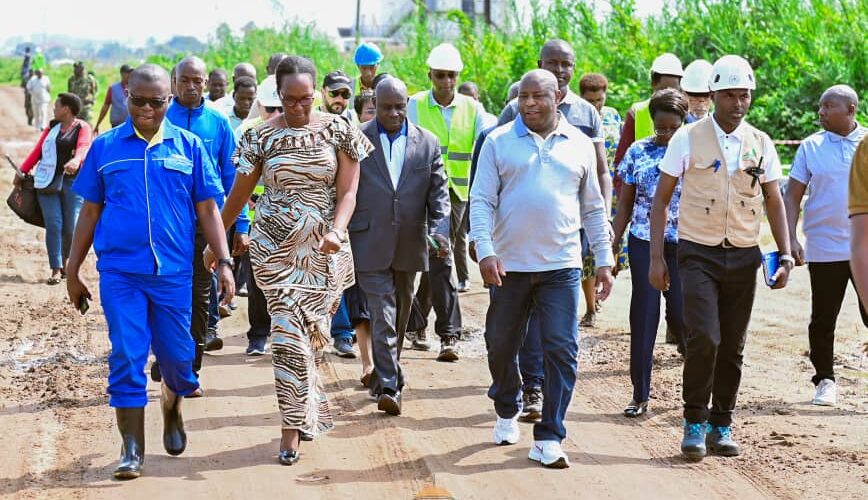 Le Président Ndayishimiye a visité le port de Bujumbura en phase de réhabilitation