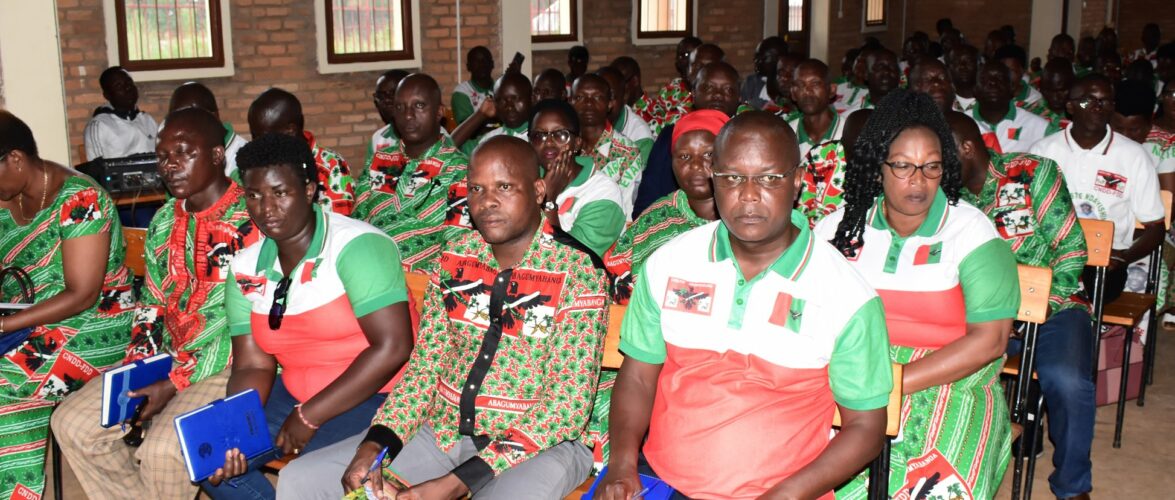 Burundi : le CNDD-FDD de Cankuzo réfléchit à sa politique socio-économique