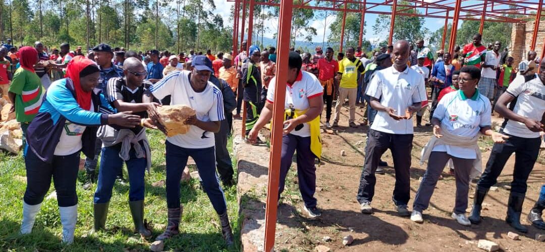 Burundi : Le centre sportif de Gashoho à Muyinga en voie d’achèvement.