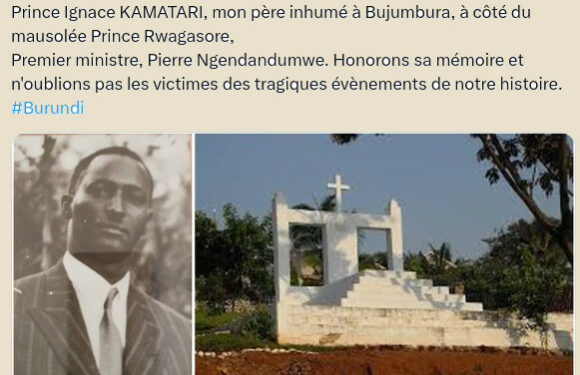 Burundi : Hommage au Muganwa Kamatari Ignace, assassiné il y a 60 ans.