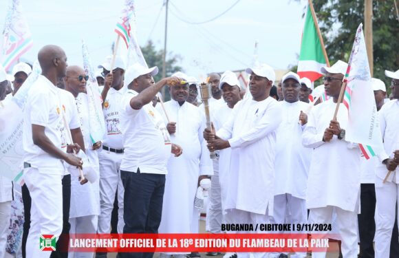 Burundi : Lancement du Flambeau de la Paix à Cibitoke