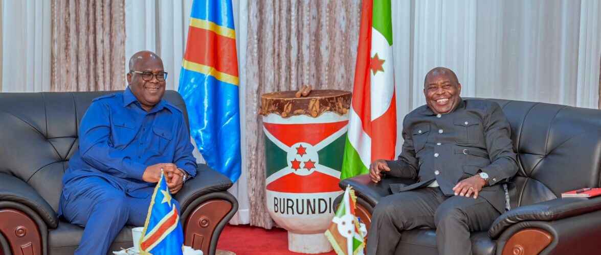 Burundi / RDC : Tshisekedi et Ndayishimiye discutent géopolitique et sécurité régionale.