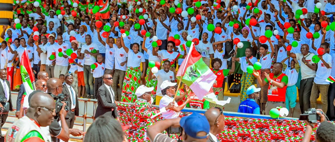 Burundi / Campagne 2025 : Le CNDD-FDD en meeting au stade Nkurunziza Peace Park à Burunga