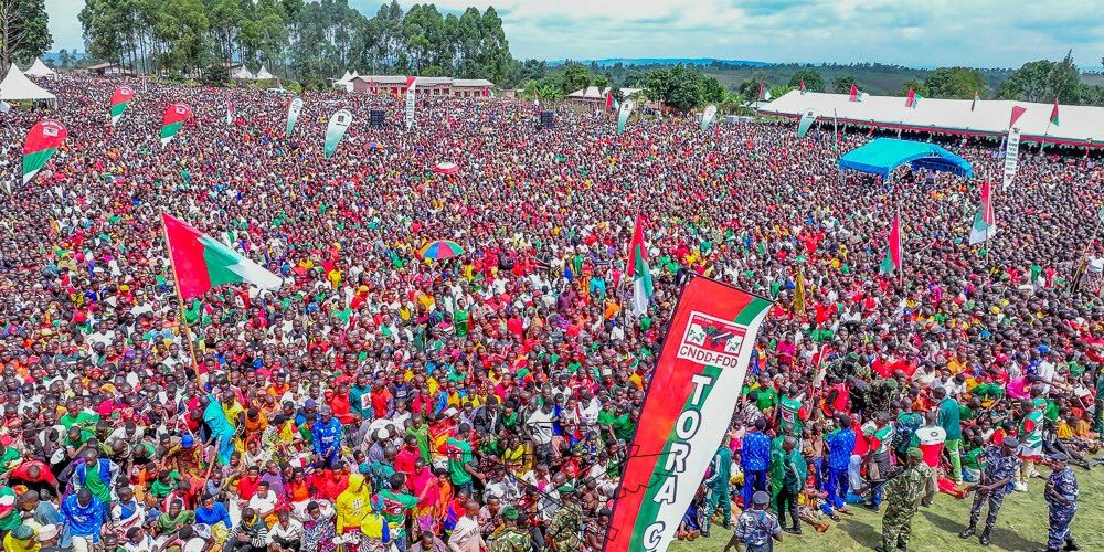 Burundi / Campagne 2025 : CNDD-FDD en meeting géant à Kiremba, Butanyerera