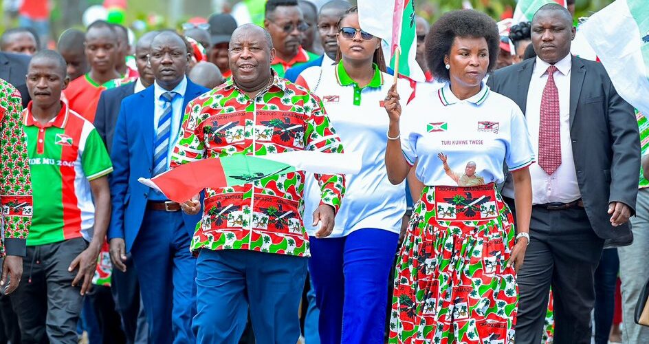 Le couple présidentiel a participé à la campagne électorale en province de Bujumbura