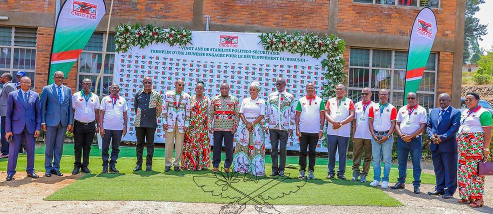 Le Président Ndayishimiye a participé à une conférence organisée dans le cadre de la célébration de 20ans de leadership du CNDD-FDD