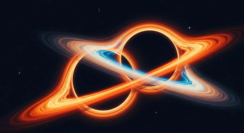 Le “chant” des trous noirs en collision confirme les théories d’Einstein et Hawking