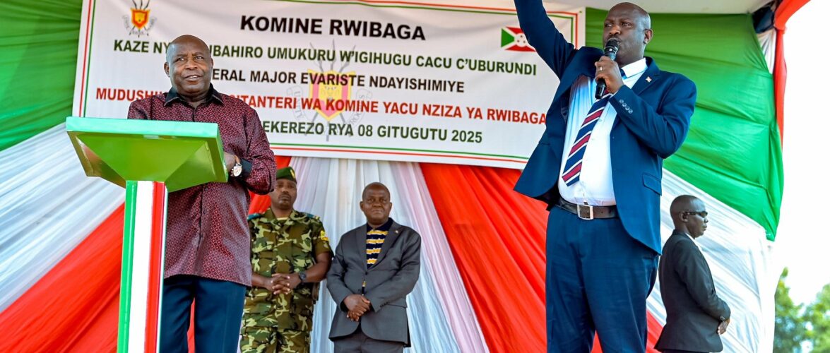 Présentation du nouvel Administrateur communal de Rwibaga par le Chef de l’État, S.E. Évariste Ndayishimiye