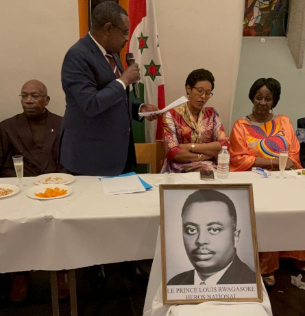 Burundi : Commémoration en Belgique du Muganwa Rwagasore 64ème anniversaire
