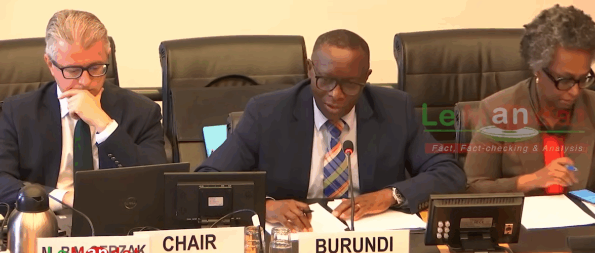 Burundi – ONU / Guerre humanitaire : Le Comité pour l’élimination de la discrimination raciale