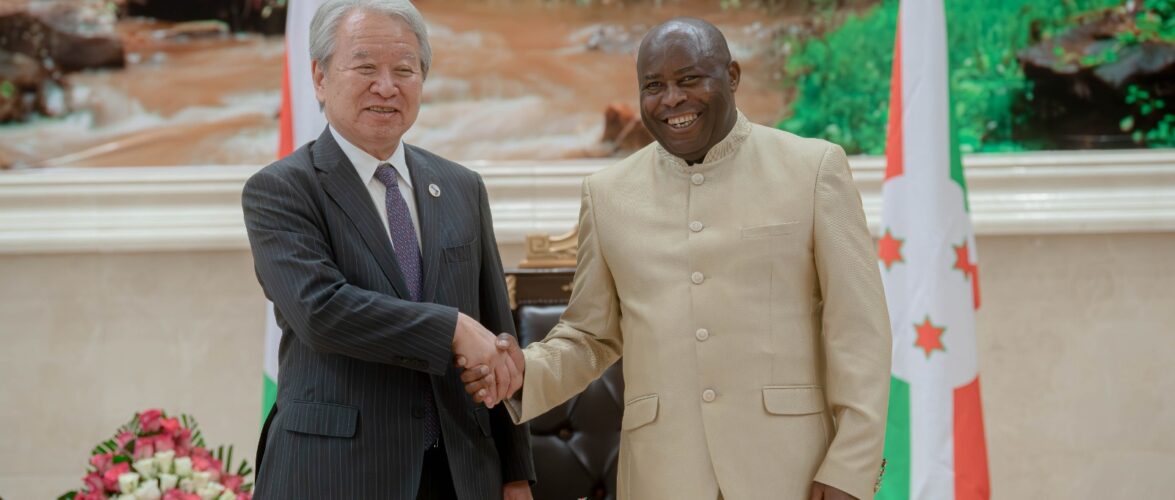 Le Chef de l’État burundais a reçu le Président de l’Agence Japonaise de Coopération Internationale (JICA)