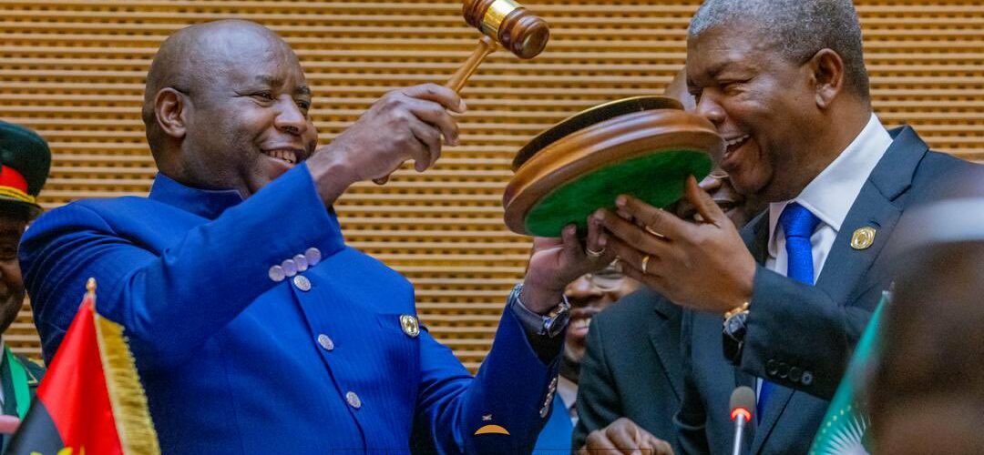 Le Président Burundais Son Excellence Evariste Ndayishimiye, accède à la présidence de l’Union Africaine