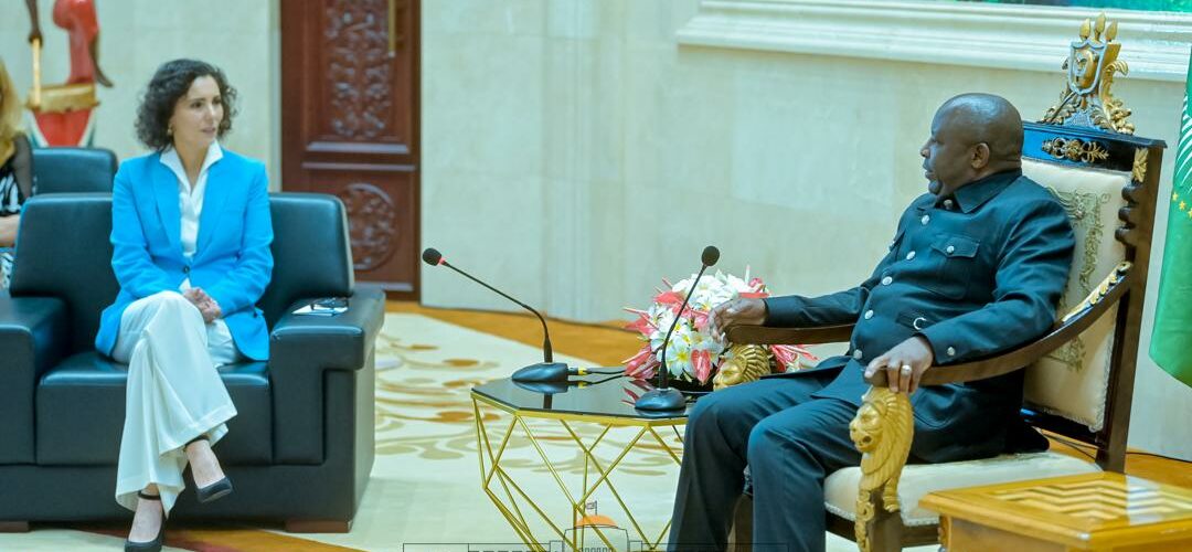 Le Président Ndayishimiye reçoit Hadja Lahbib commissaire de l’UE et le Docteur Mamadou Tangara chef de la MIS Sahel