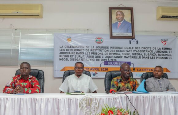Burundi / Justice : Les femmes avocates de Gitega assistent 287 détenus, 22 libérés