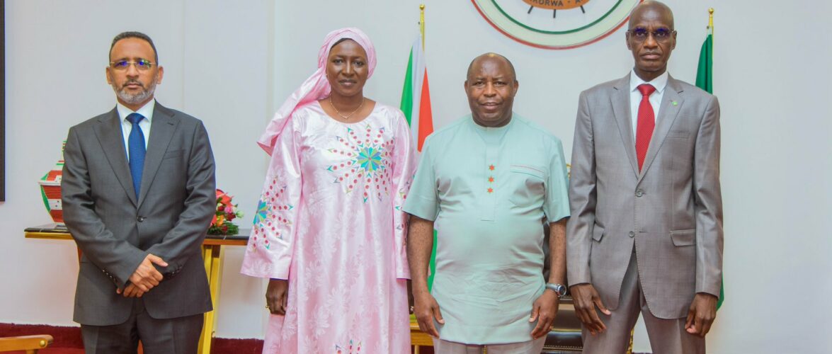 Le Président Ndayishimiye a reçu l’envoyé spécial du Président Mauritanien