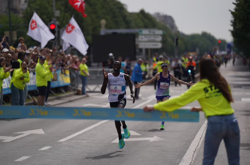 Déjà vainqueur des 20 kilomètres de Bruxelles en 2025, Patrick Nimubona s'est encore imposé lors de l'édition 2026 dimanche. ©Hugé