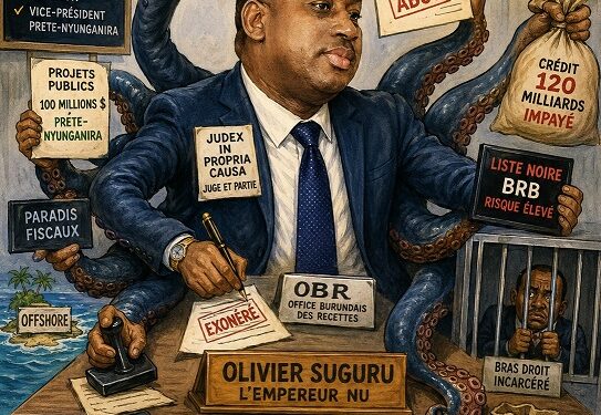 L’empereur nu de la CFCIB : crédits toxiques, paradis fiscaux et forfaiture — Olivier Suguru, l’homme qui se graciait lui-même