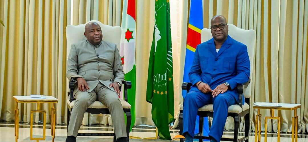 RDC–Burundi : Ndayishimiye et Tshisekedi réaffirment leur engagement pour la paix et la stabilité régionale.