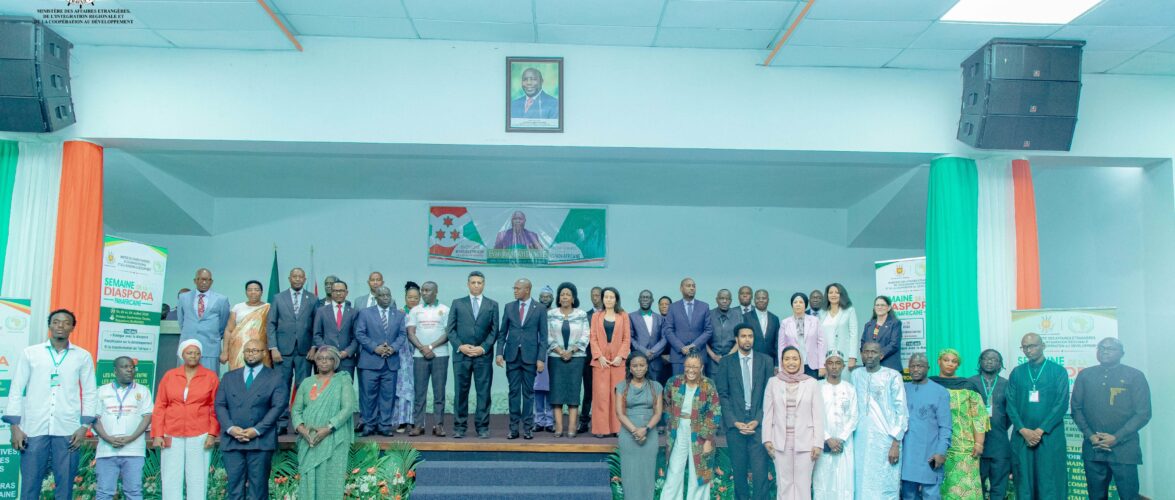 Burundi : La Semaine de la Diaspora panafricaine s&rsquo;ouvre autour du socio-économique, d&rsquo;Ingoma et de la mémoire