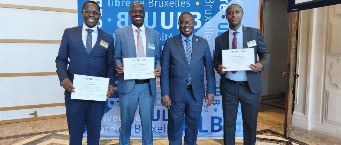 Burundi / Belgique : 4 enseignants burundais certifiés en pédagogie universitaire numérique