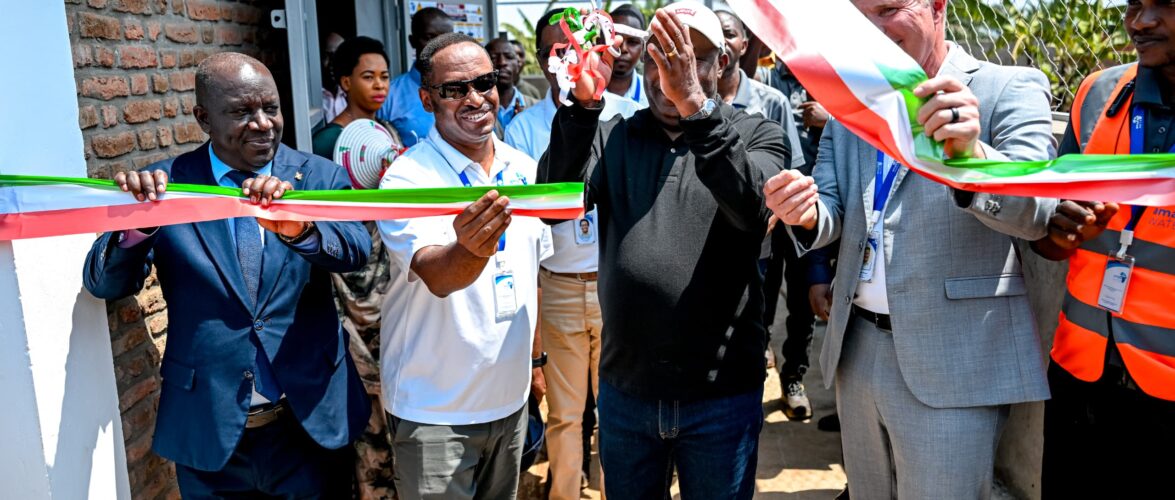Le Président Ndayishimiye a inauguré un projet de distribution d’eau potable