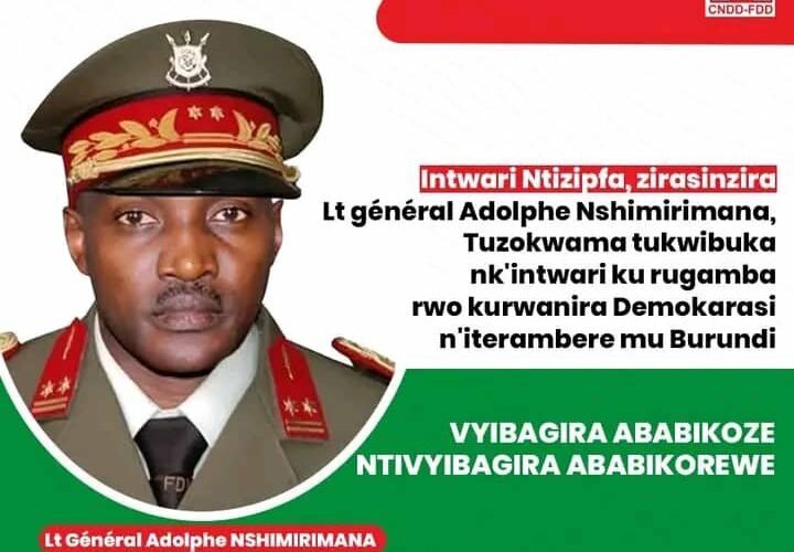 Burundi : 2 août 2015 – L’ombre d’un héros, le général Nshimirimana Adolphe