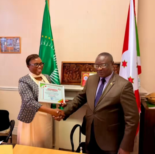 Burundi, Diaspora / Diplomatie : Hommage à Madame Uwimana Espérance à Bruxelles