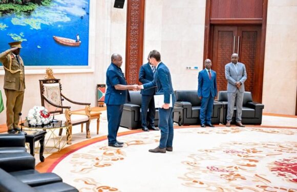 Trois nouveaux Ambassadeurs présentent leurs lettres de créance au Président de la République du Burundi