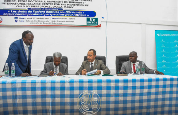 Burundi-Maroc : un partenariat scientifique pour prévenir le recrutement des enfants soldats