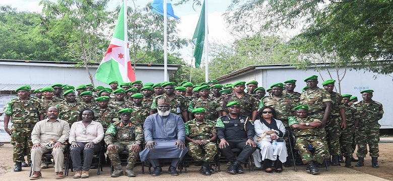 L’Union africaine salue le courage et le professionnalisme du contingent burundais